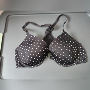 Victoria's Secret Black and White Polka Dot Bra